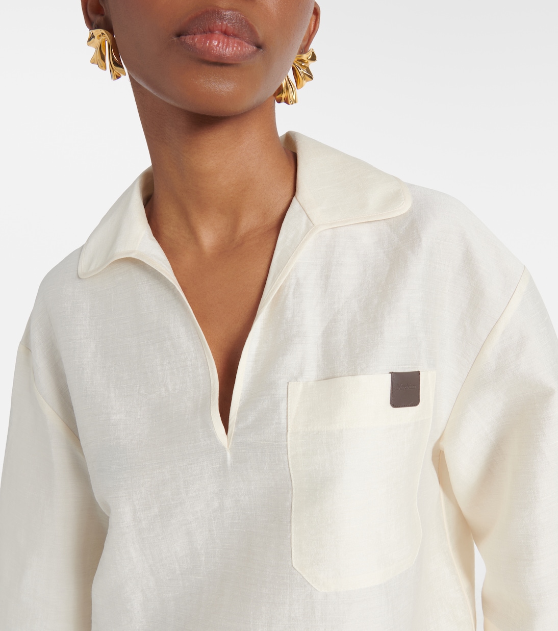 Polo Osiride in misto lino e seta | Max Mara