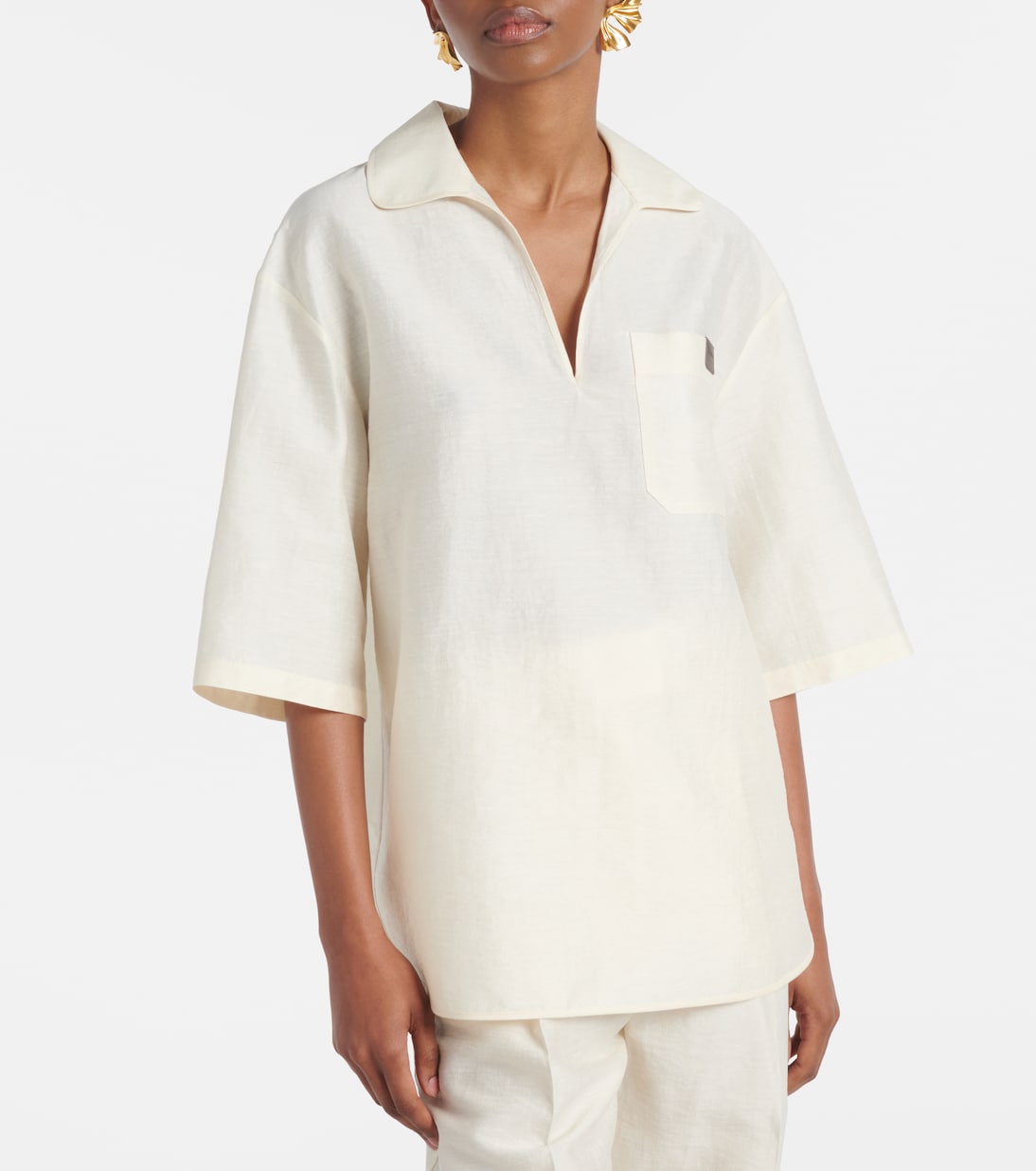 Polo Osiride in misto lino e seta | Max Mara