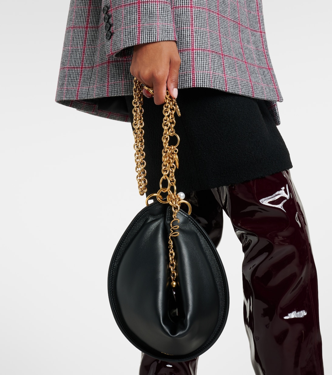 Icons Small leather shoulder bag | Chloé