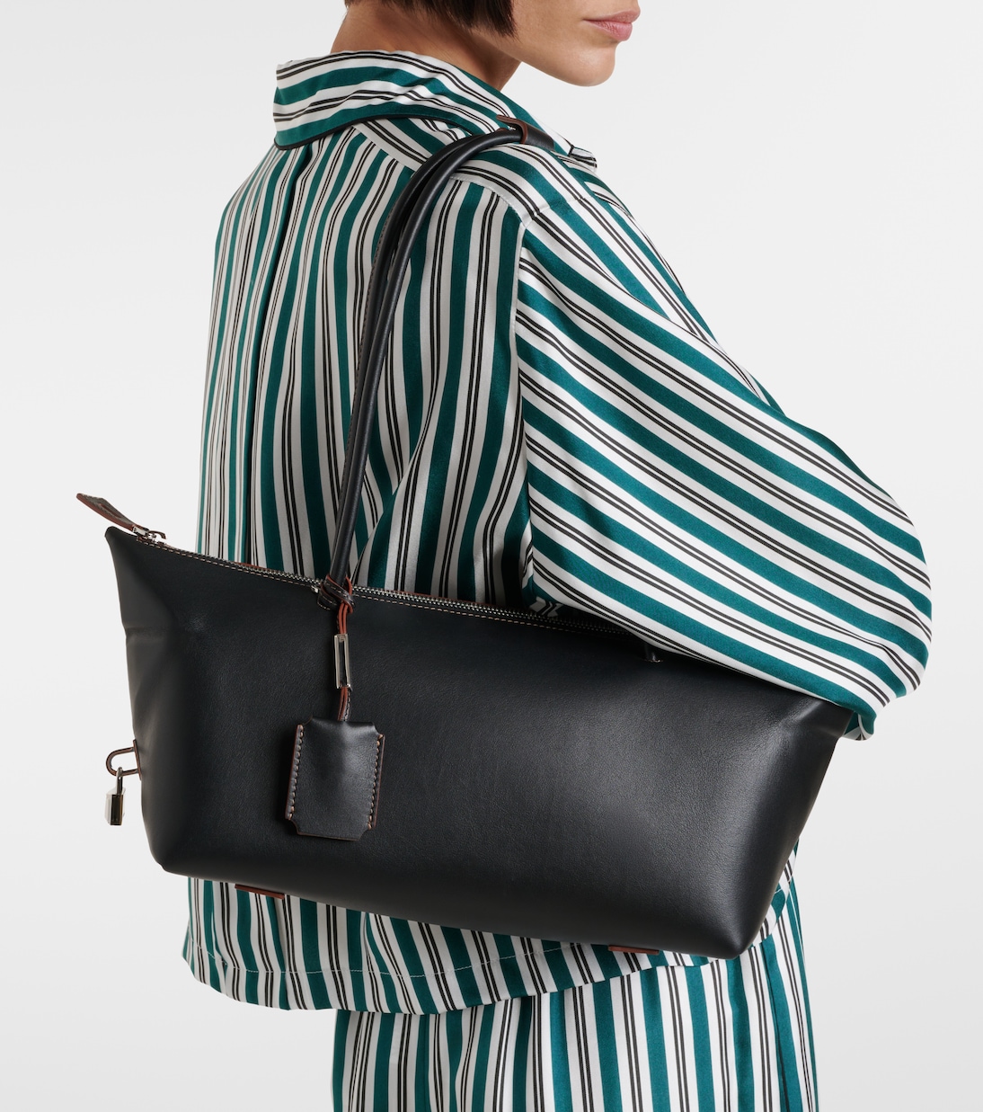Sac Holdall Small en cuir | Max Mara