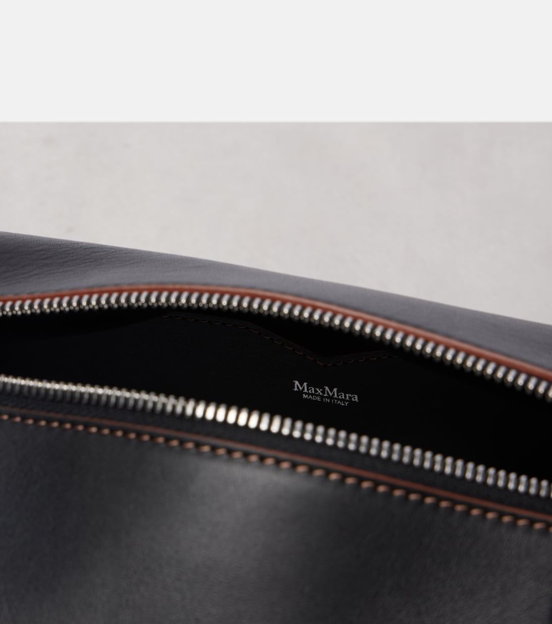 Sac Holdall Small en cuir | Max Mara