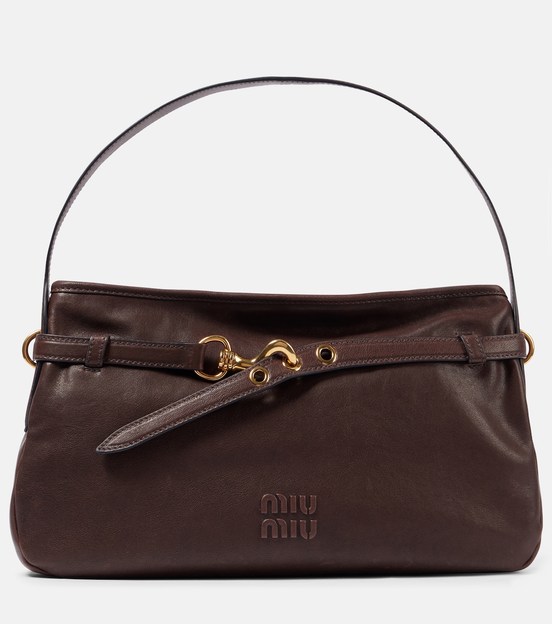 Borsa a spalla Aventure Medium in pelle | Miu Miu