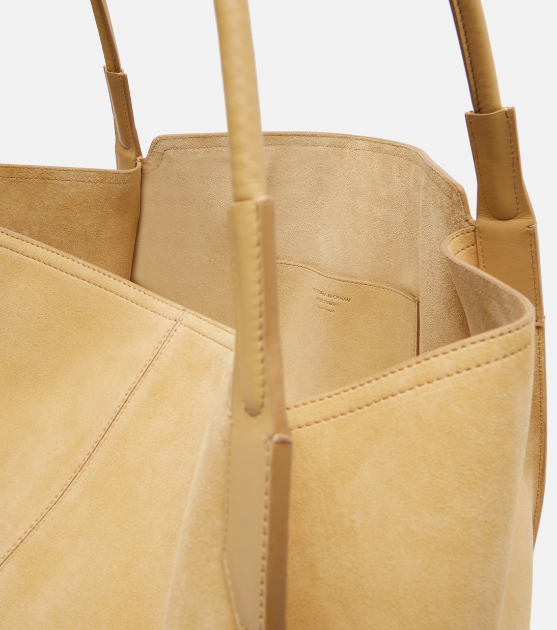 Shopper aus Veloursleder  | Victoria Beckham