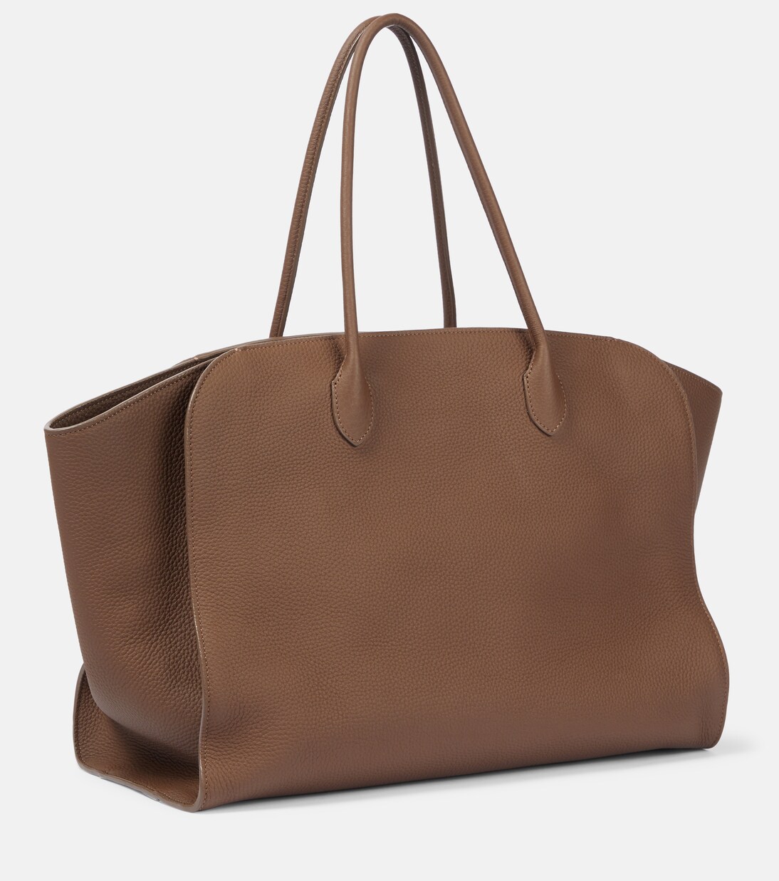 Marlo 17 leather tote bag | The Row