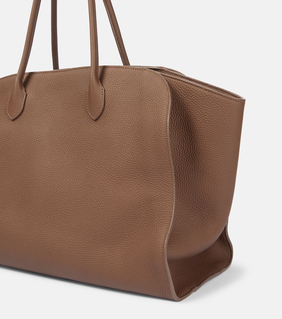 Marlo 17 leather tote bag | The Row