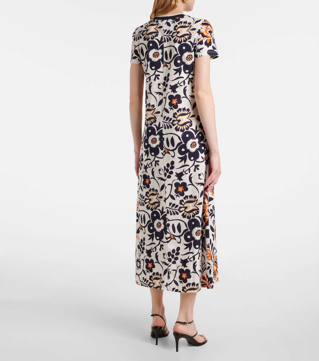 Sporty Swing cotton jersey midi dress | La DoubleJ