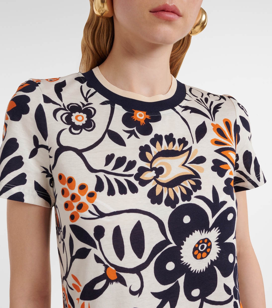 Sporty Swing cotton jersey midi dress | La DoubleJ