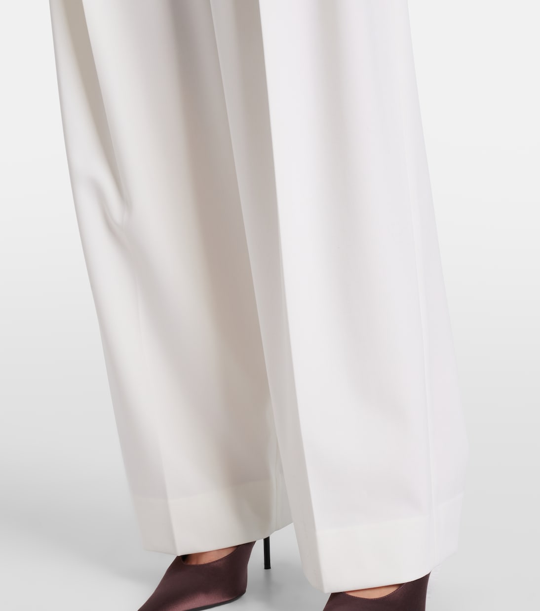 Weite Hose aus einem Wollgemisch | Victoria Beckham