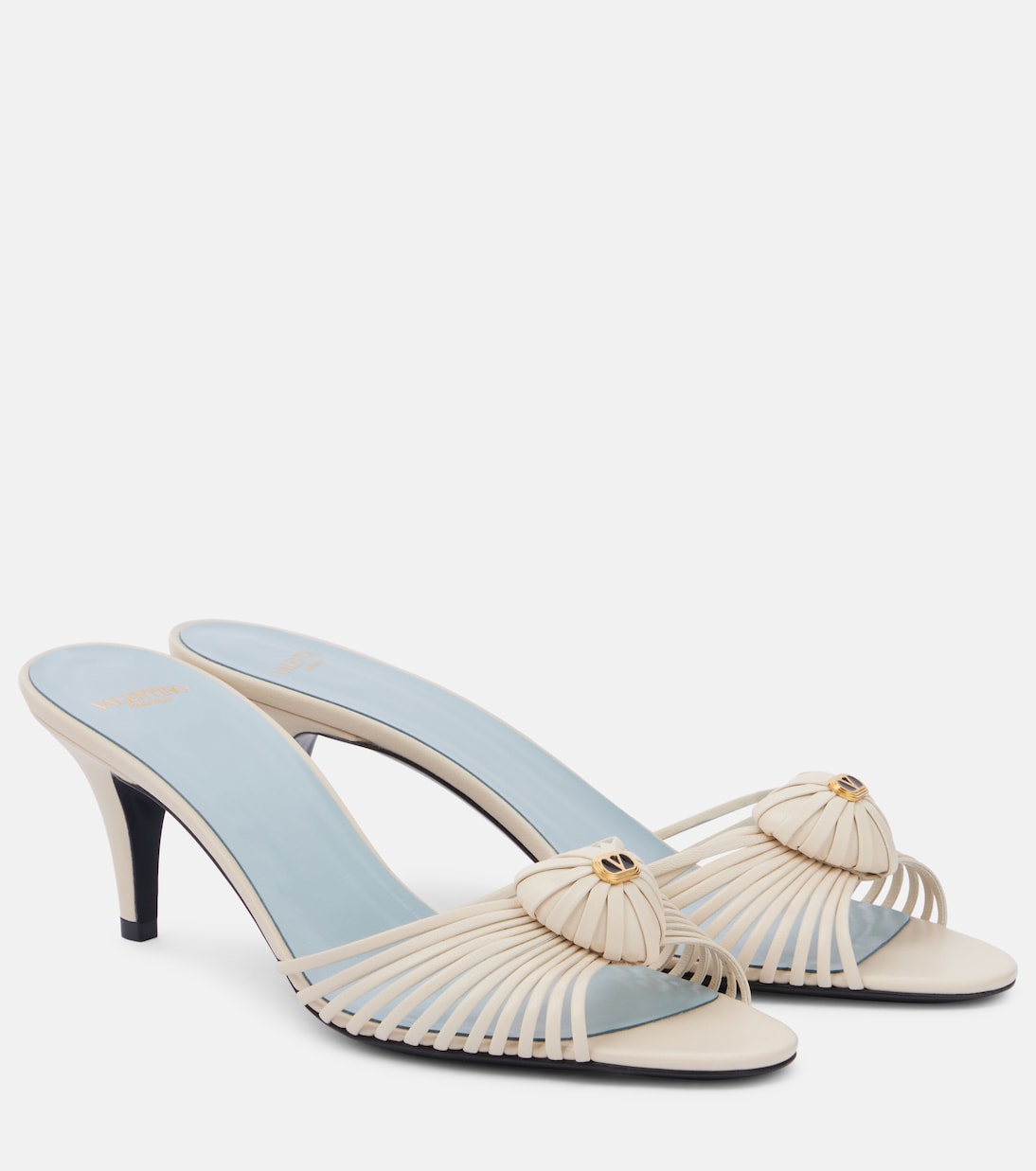 Mules Sandal Royal 65 VLogo de piel | Valentino Garavani