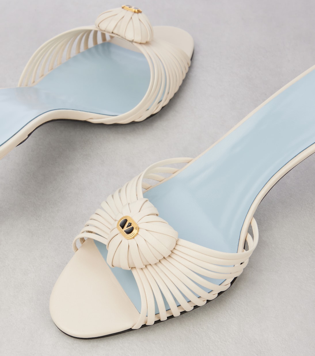 Mules Sandal Royal 65 VLogo de piel | Valentino Garavani