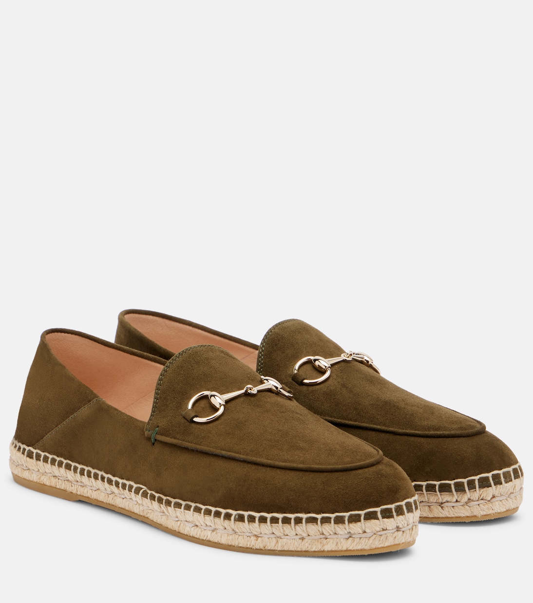 Horsebit suede espadrilles | Gucci