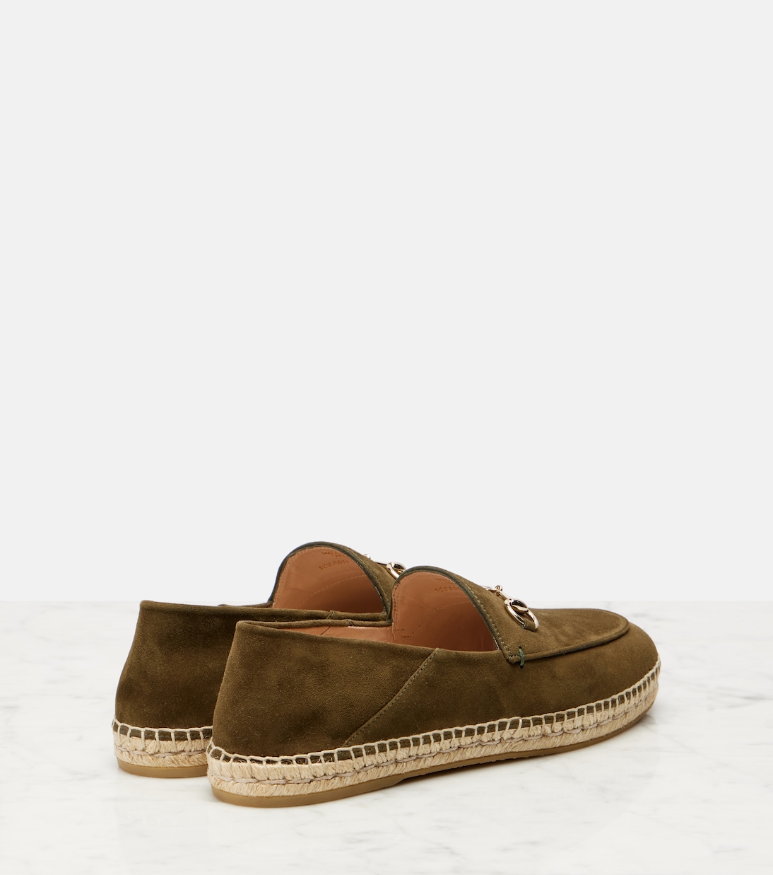 Horsebit suede espadrilles | Gucci