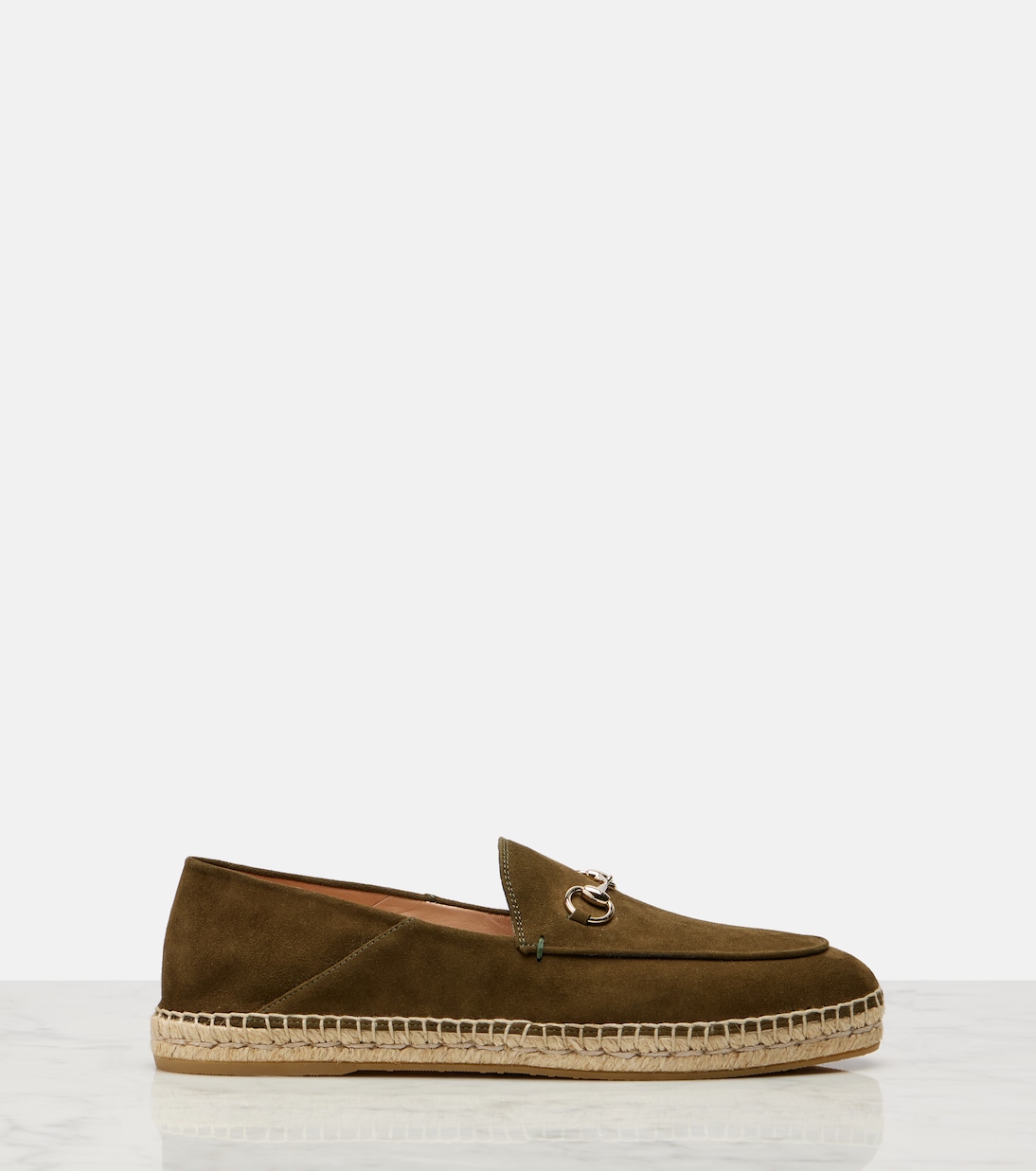 Horsebit suede espadrilles | Gucci