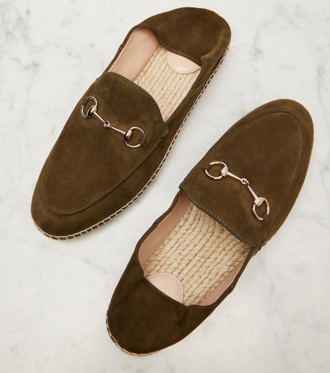 Horsebit suede espadrilles | Gucci