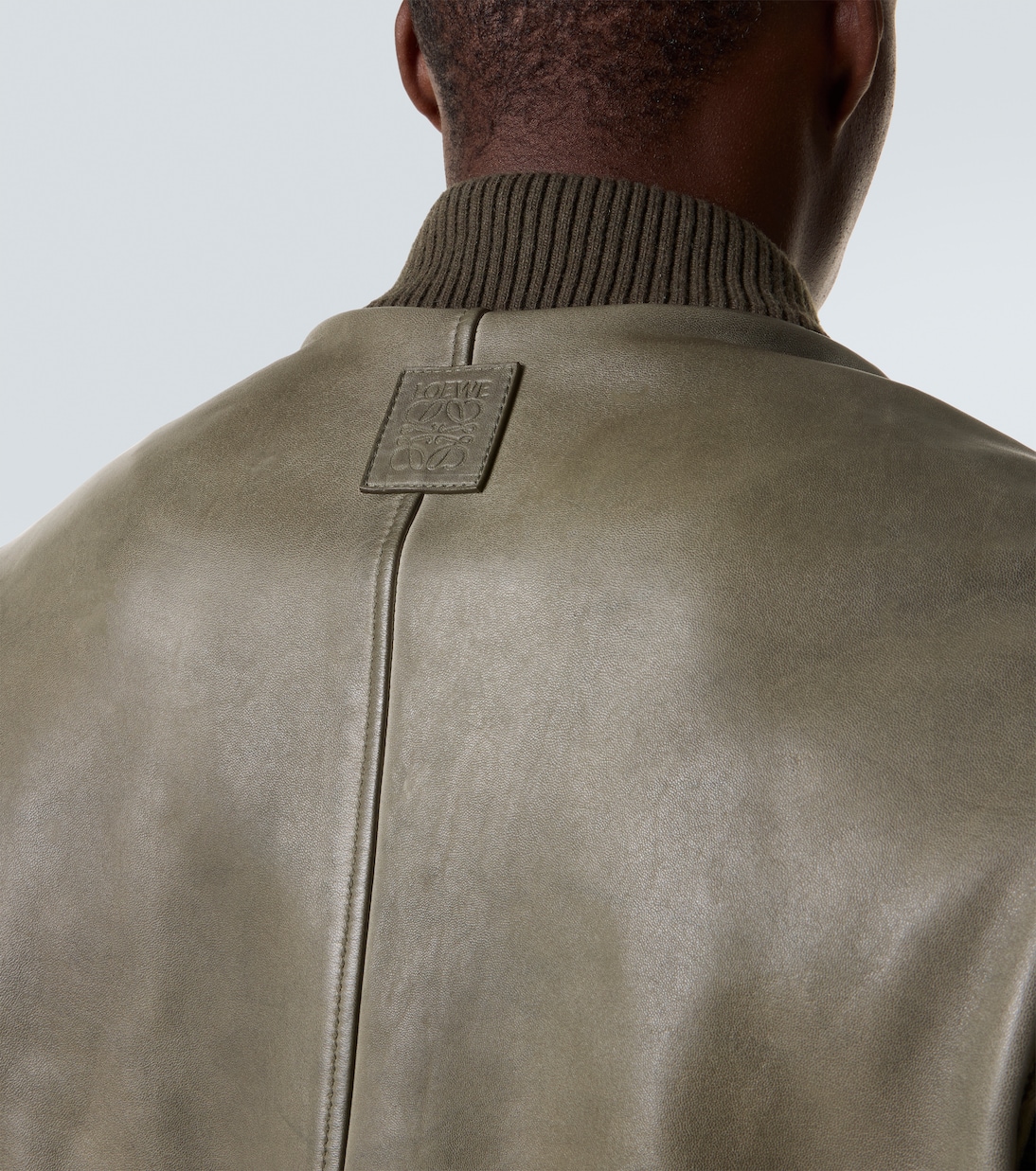 Leather bomber jacket | Loewe