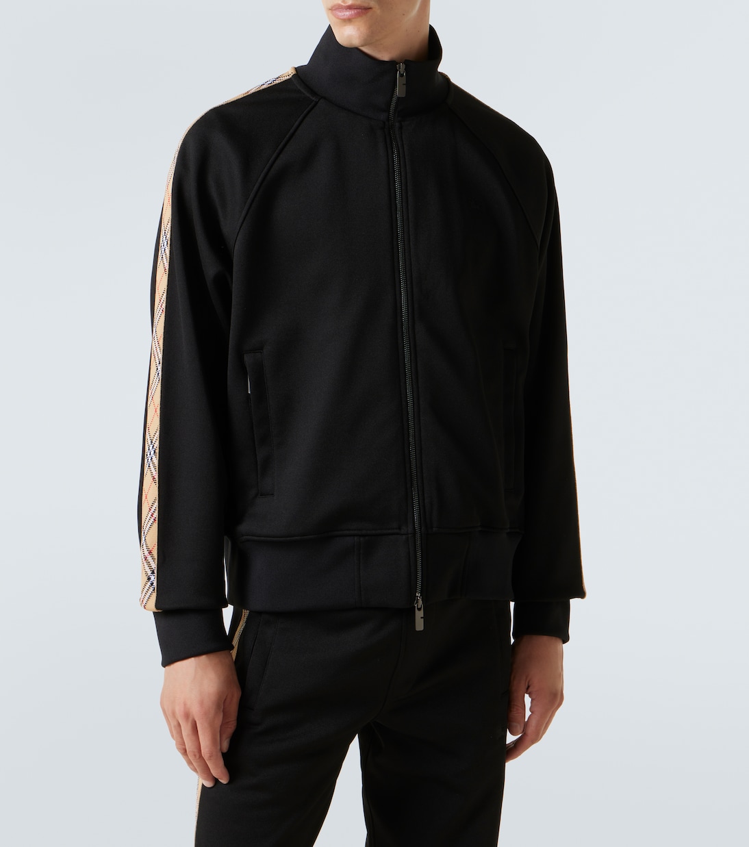 Trainingsjacke Burberry Check aus Jersey | Burberry