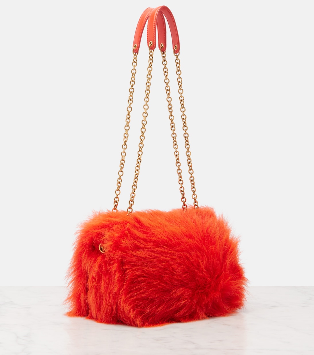 Jamie 4.3 Mini shearling shoulder bag | Saint Laurent