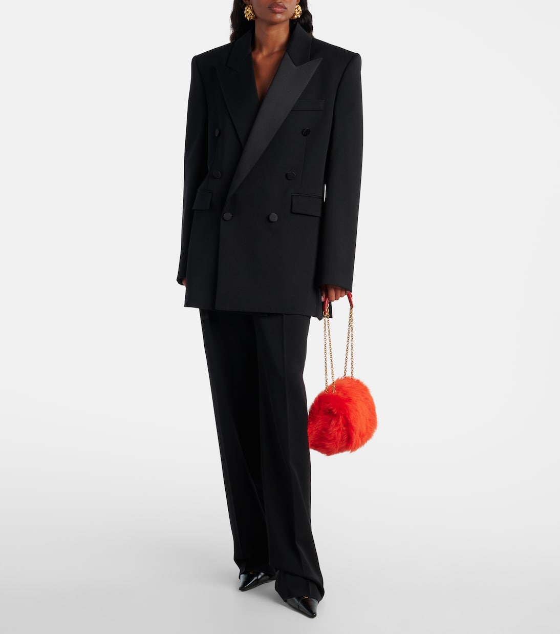 Jamie 4.3 Mini shearling shoulder bag | Saint Laurent