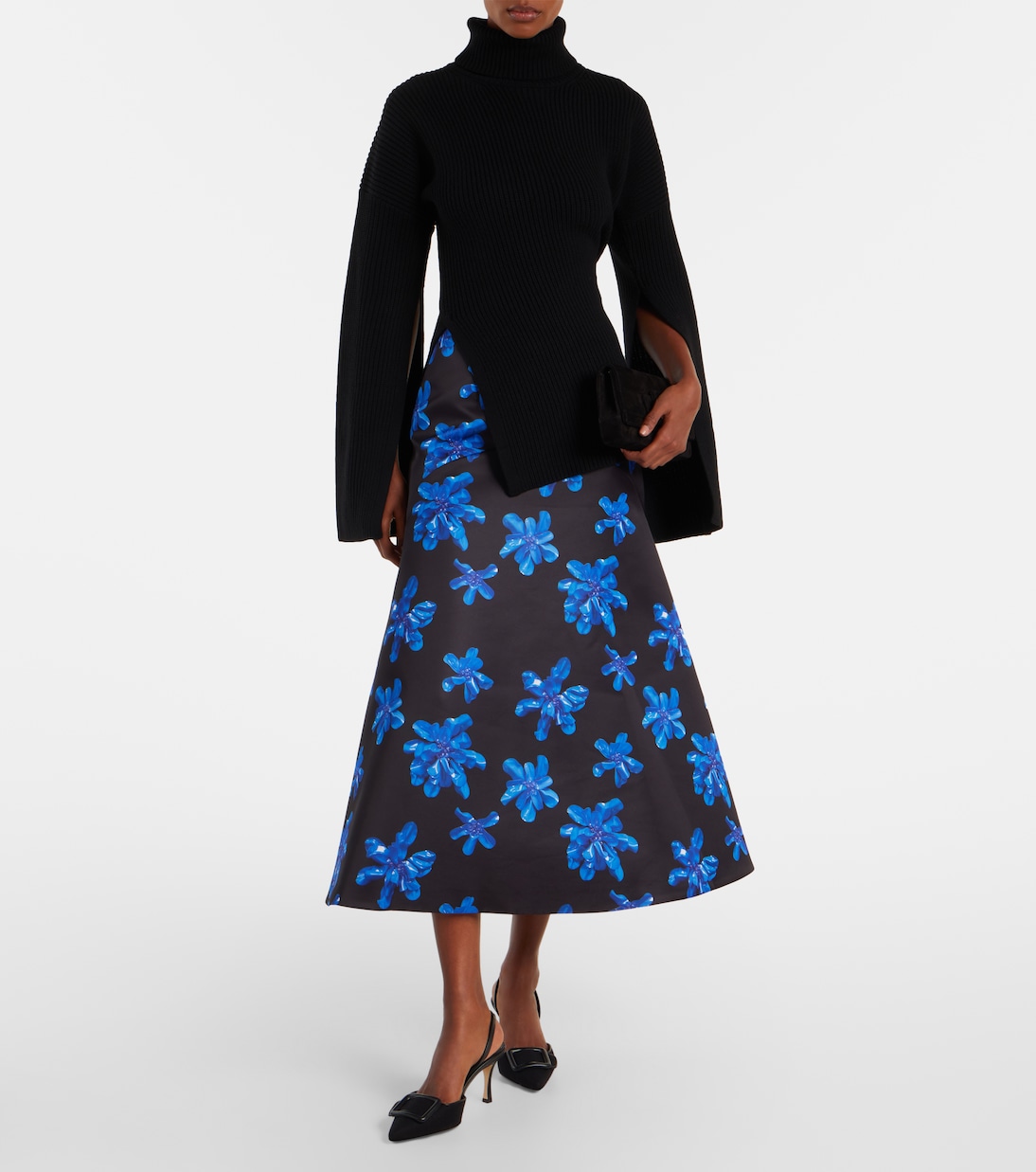 Tamilla floral midi skirt | Emilia Wickstead