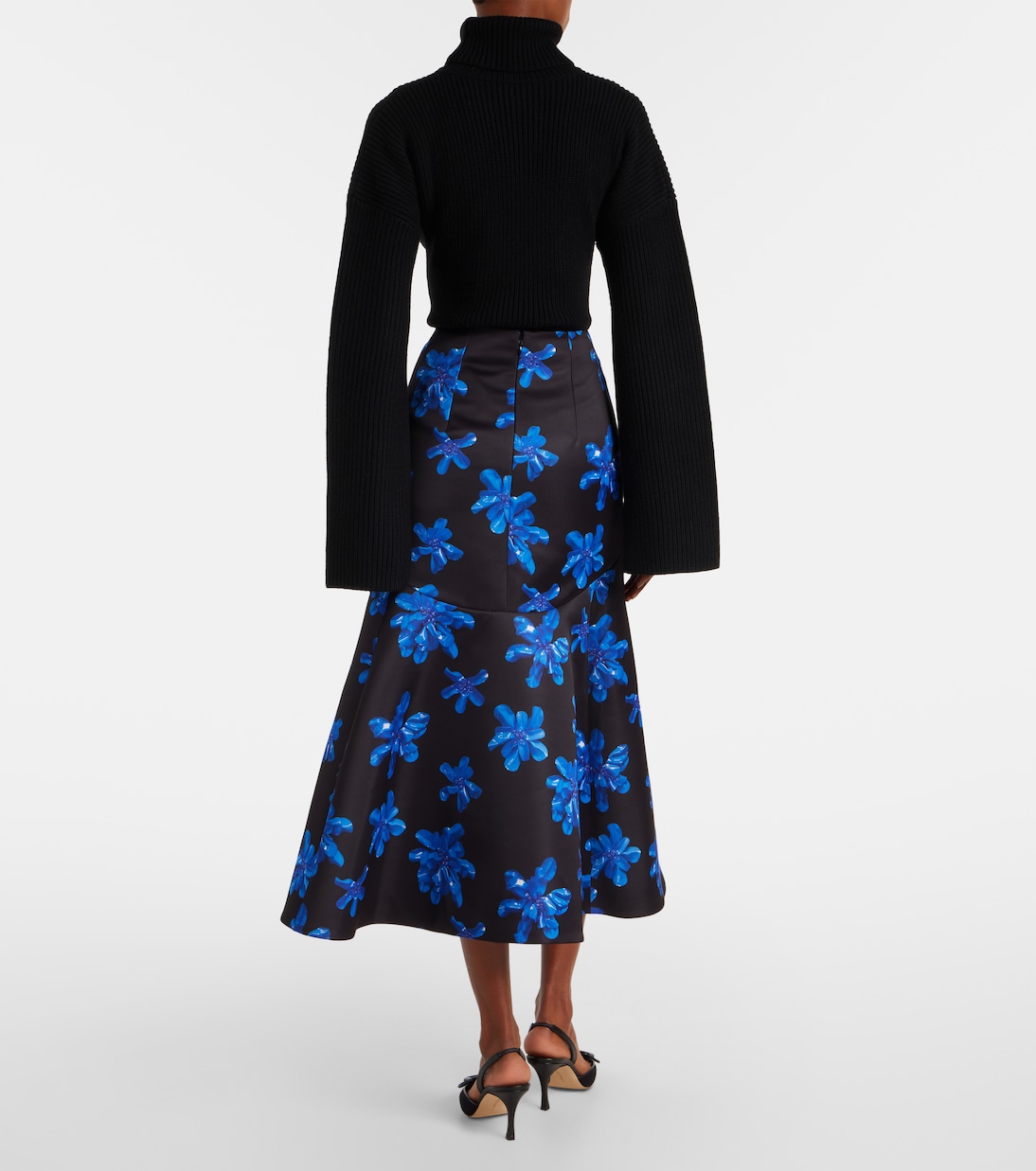 Tamilla floral midi skirt | Emilia Wickstead