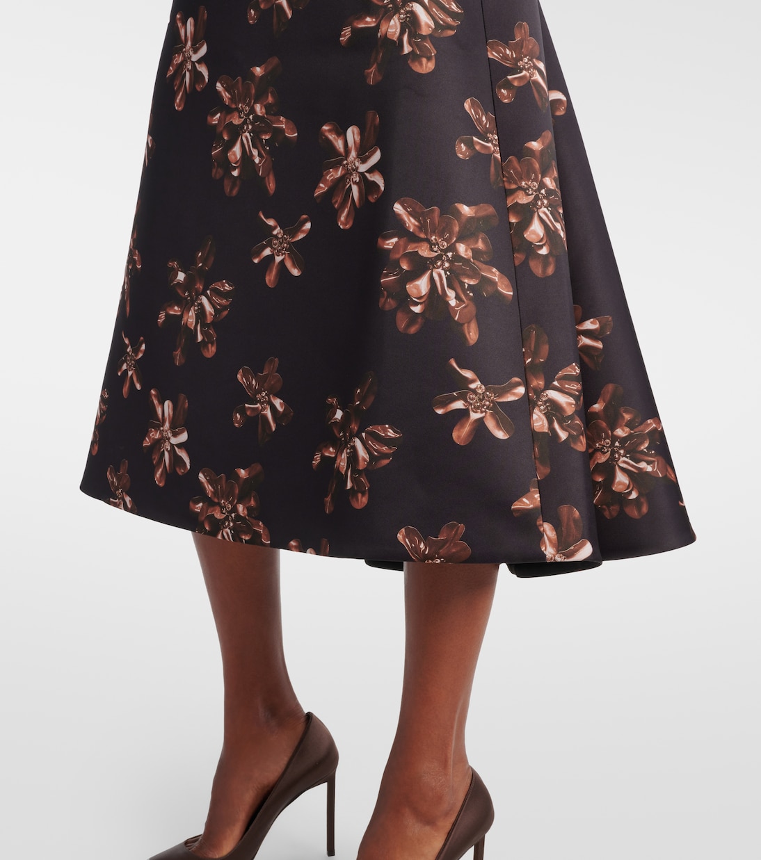 Tippi floral genzianella midi dress | Emilia Wickstead