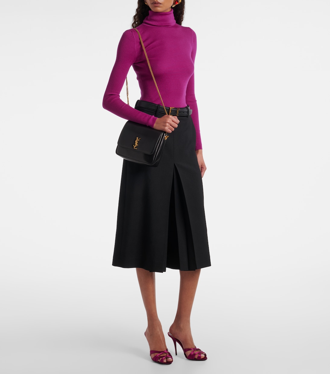 Kate leather shoulder bag | Saint Laurent
