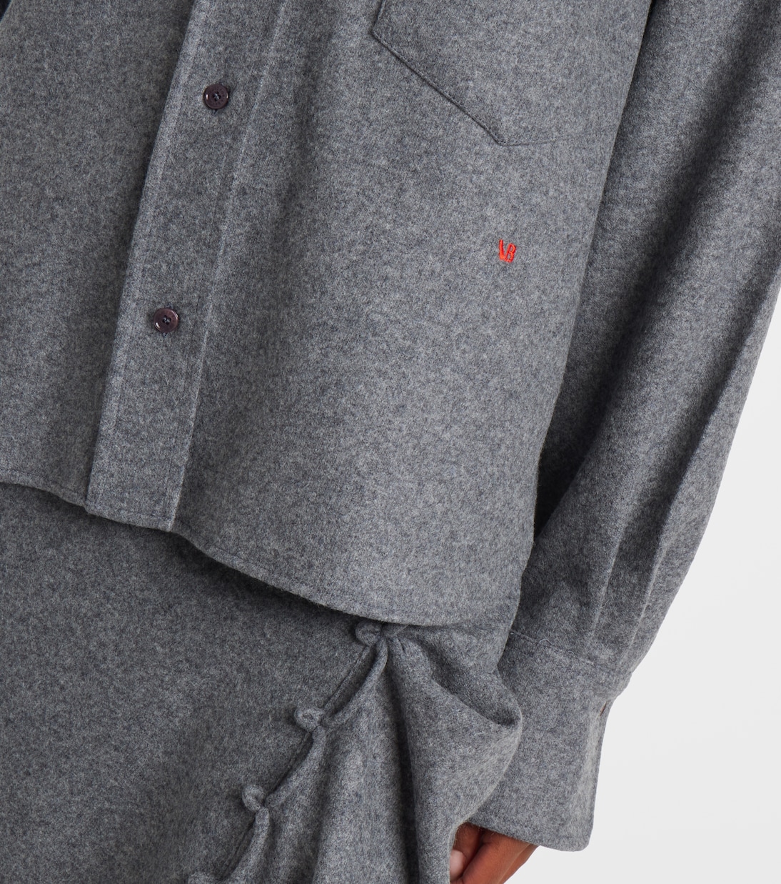 Wool and cashmere shirt | Victoria Beckham