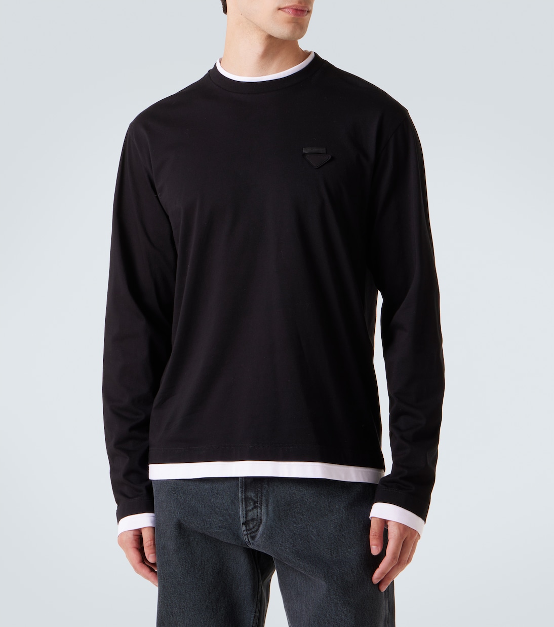 Cotton jersey sweatshirt | Prada