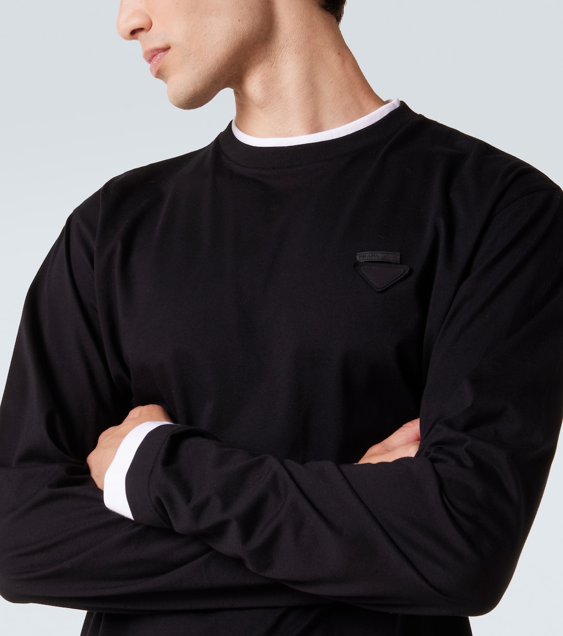 Cotton jersey sweatshirt | Prada