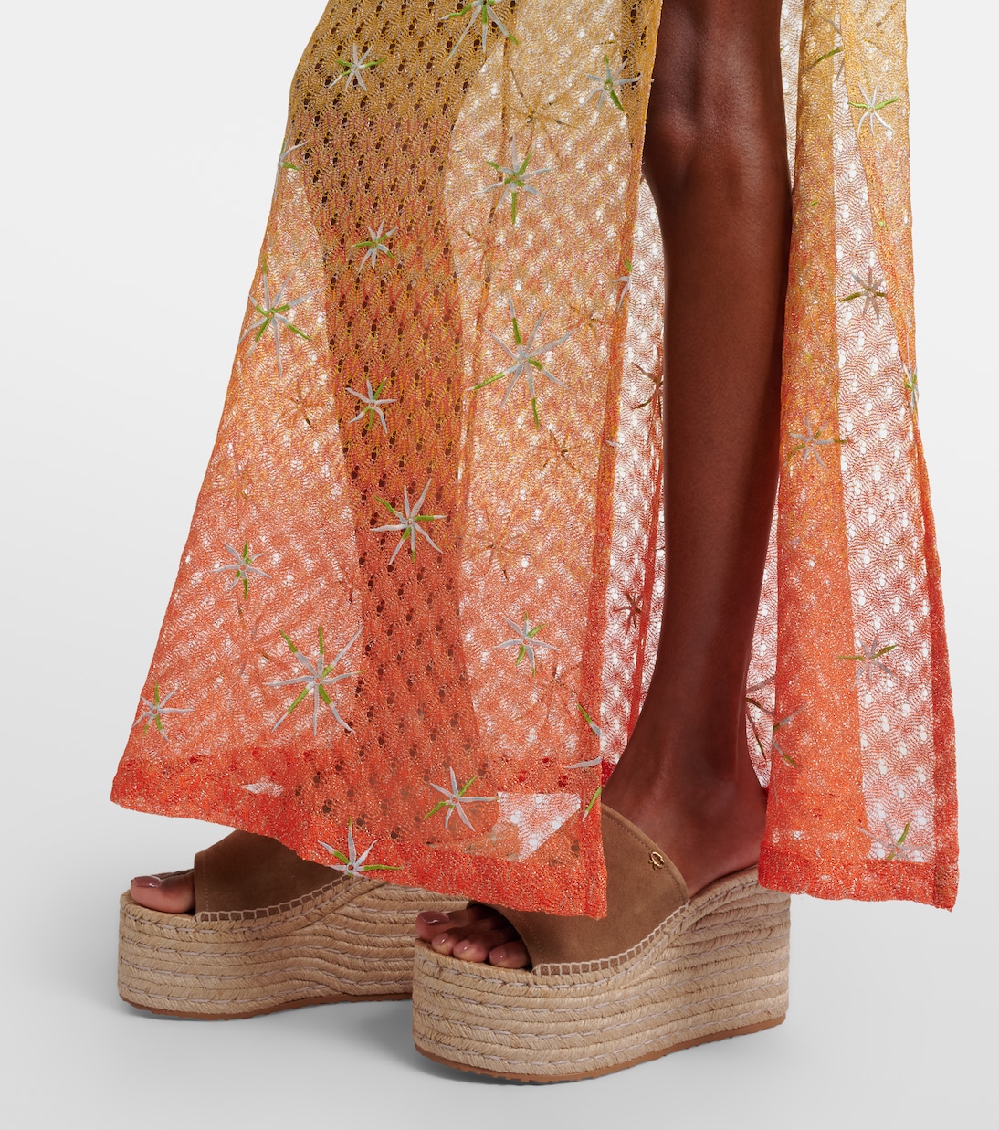 Suede espadrille wedges | Gianvito Rossi