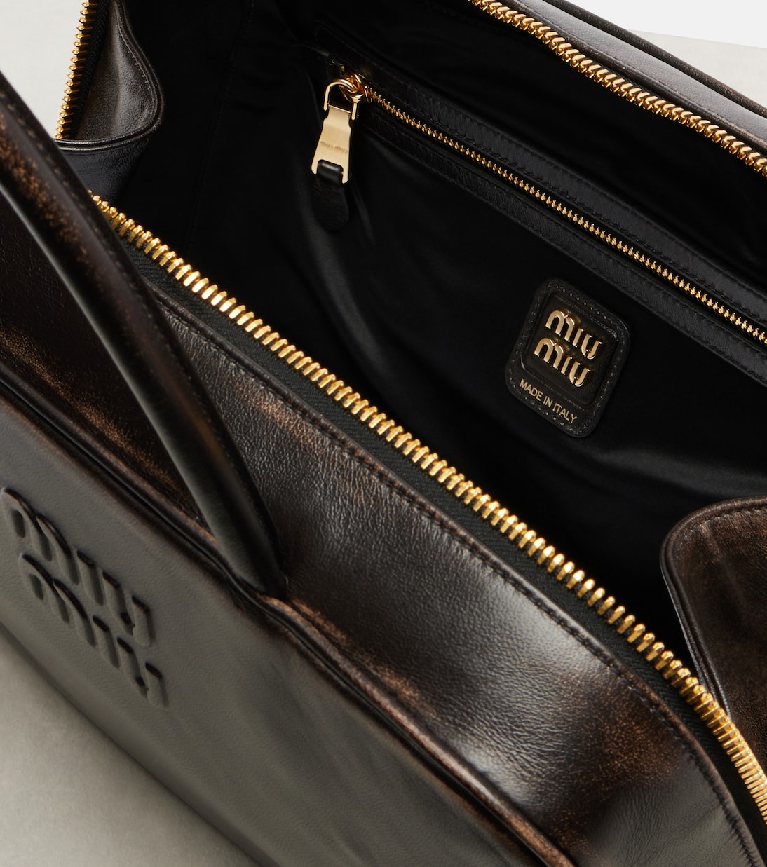 Tote Bag Beau aus Leder | Miu Miu