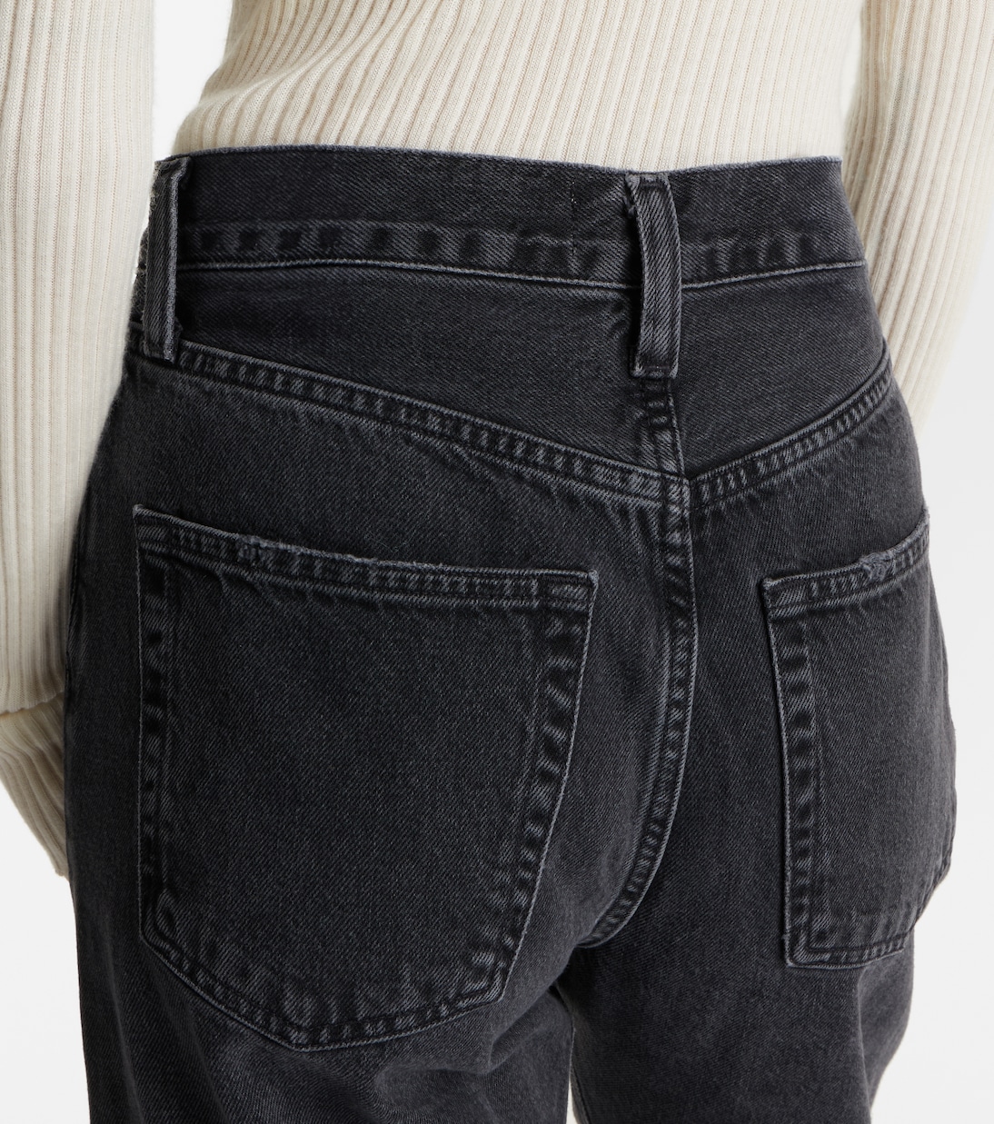 Kelly high-rise straight jeans | Agolde