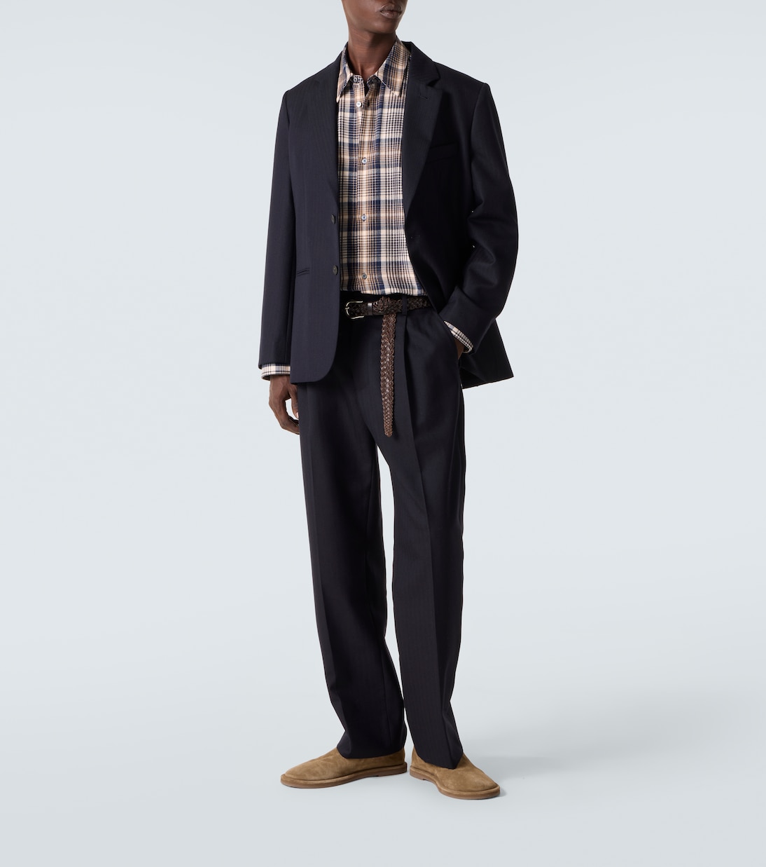 x Aaron Levine Selby wool straight pants | Studio Nicholson