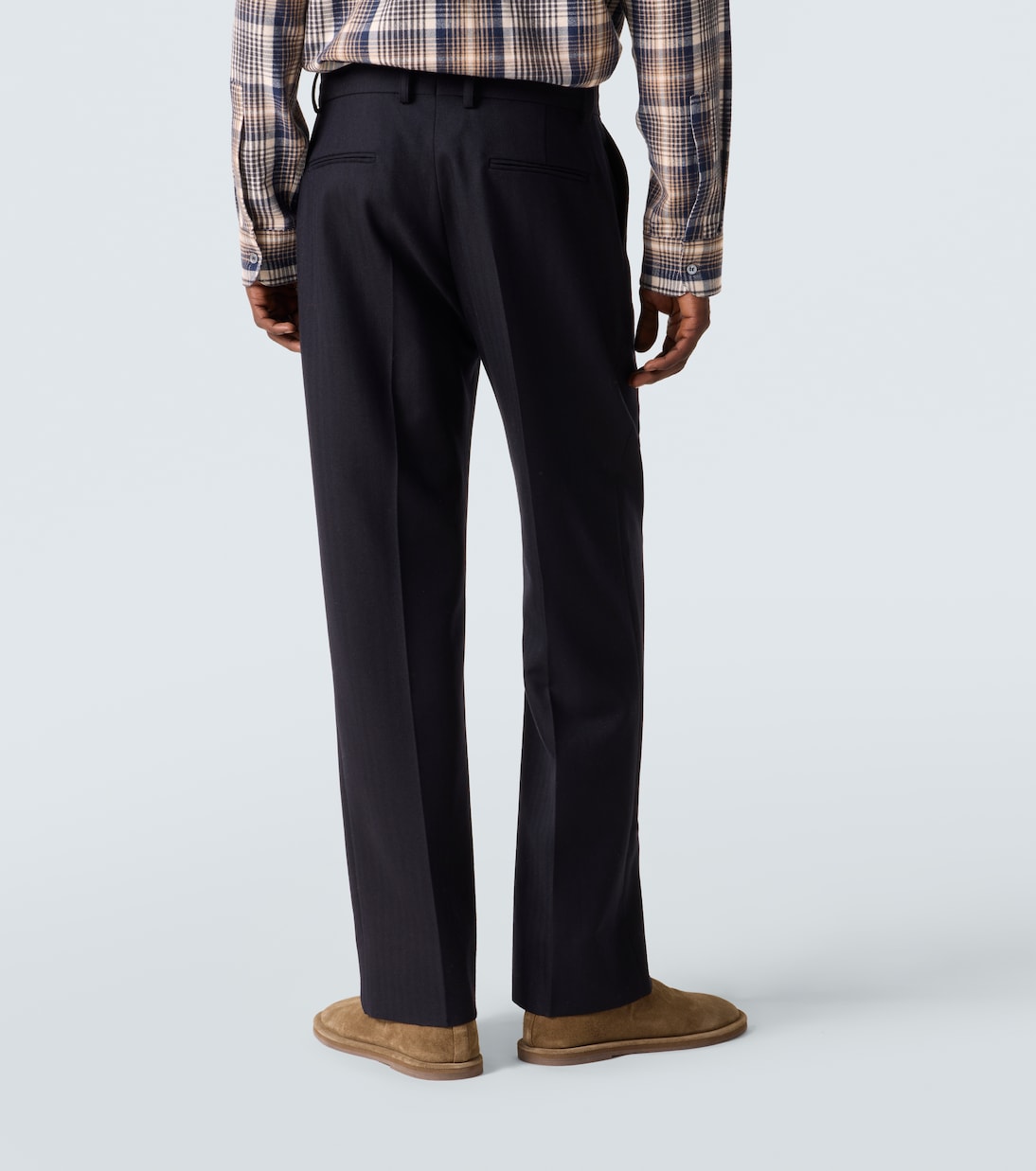 x Aaron Levine Selby wool straight pants | Studio Nicholson