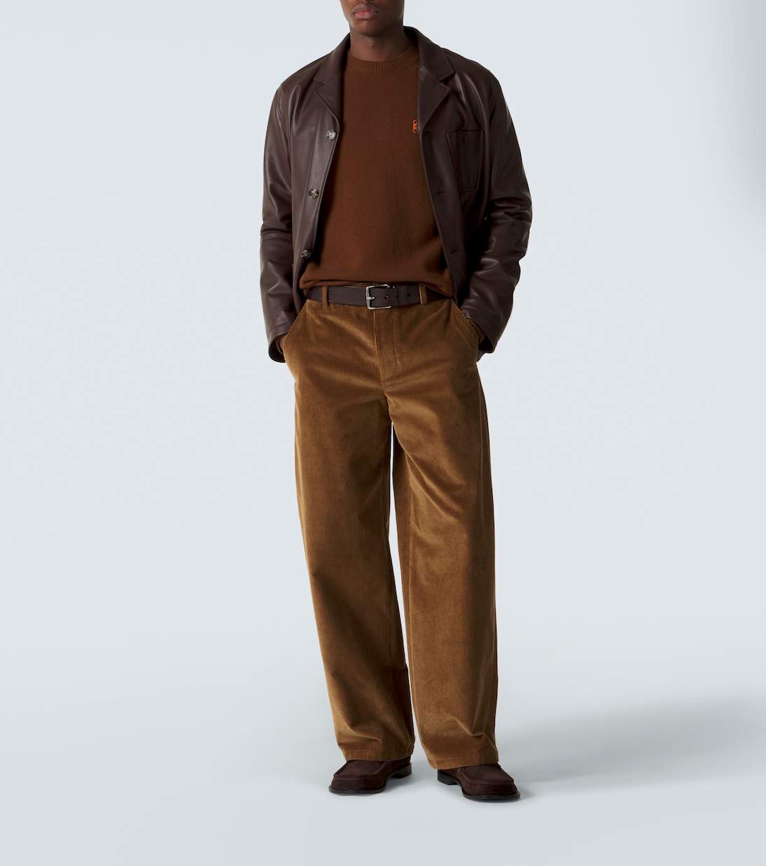 Loafers Campo aus Veloursleder | Loewe