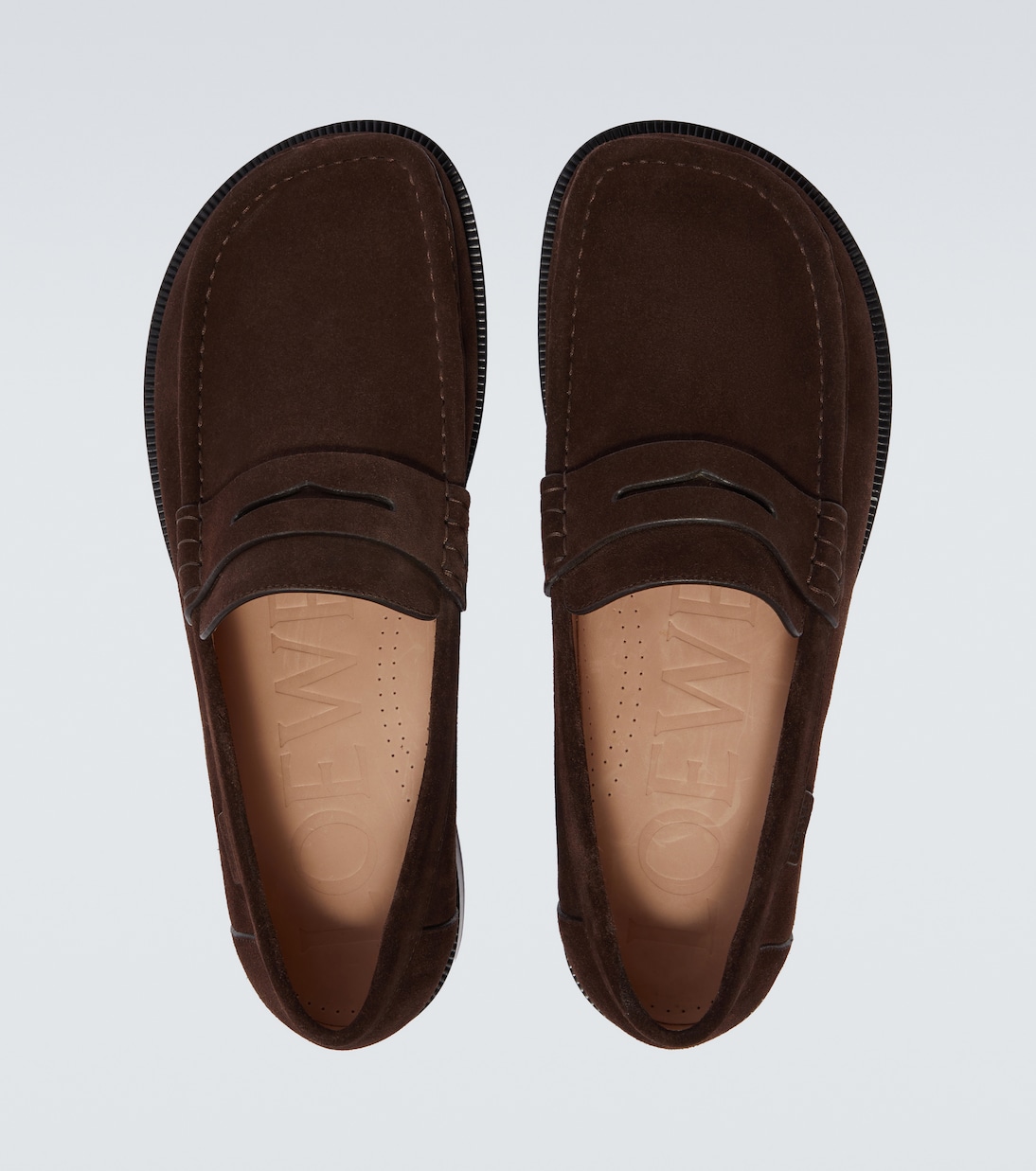 Loafers Campo aus Veloursleder | Loewe