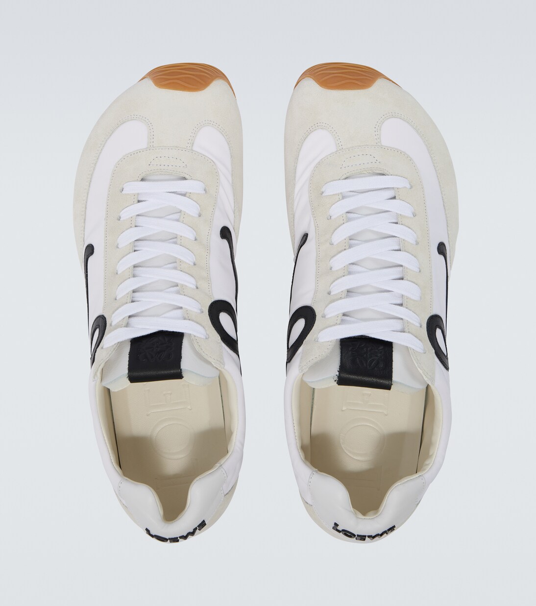 Ballet Runner 2.0 suede-trimmed sneakers | Loewe