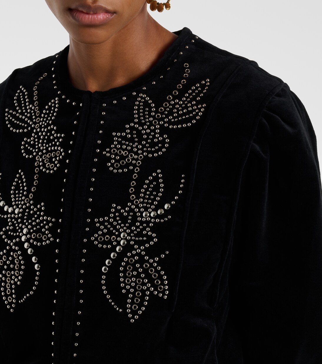Chaqueta Pietra de algodón adornada | Isabel Marant
