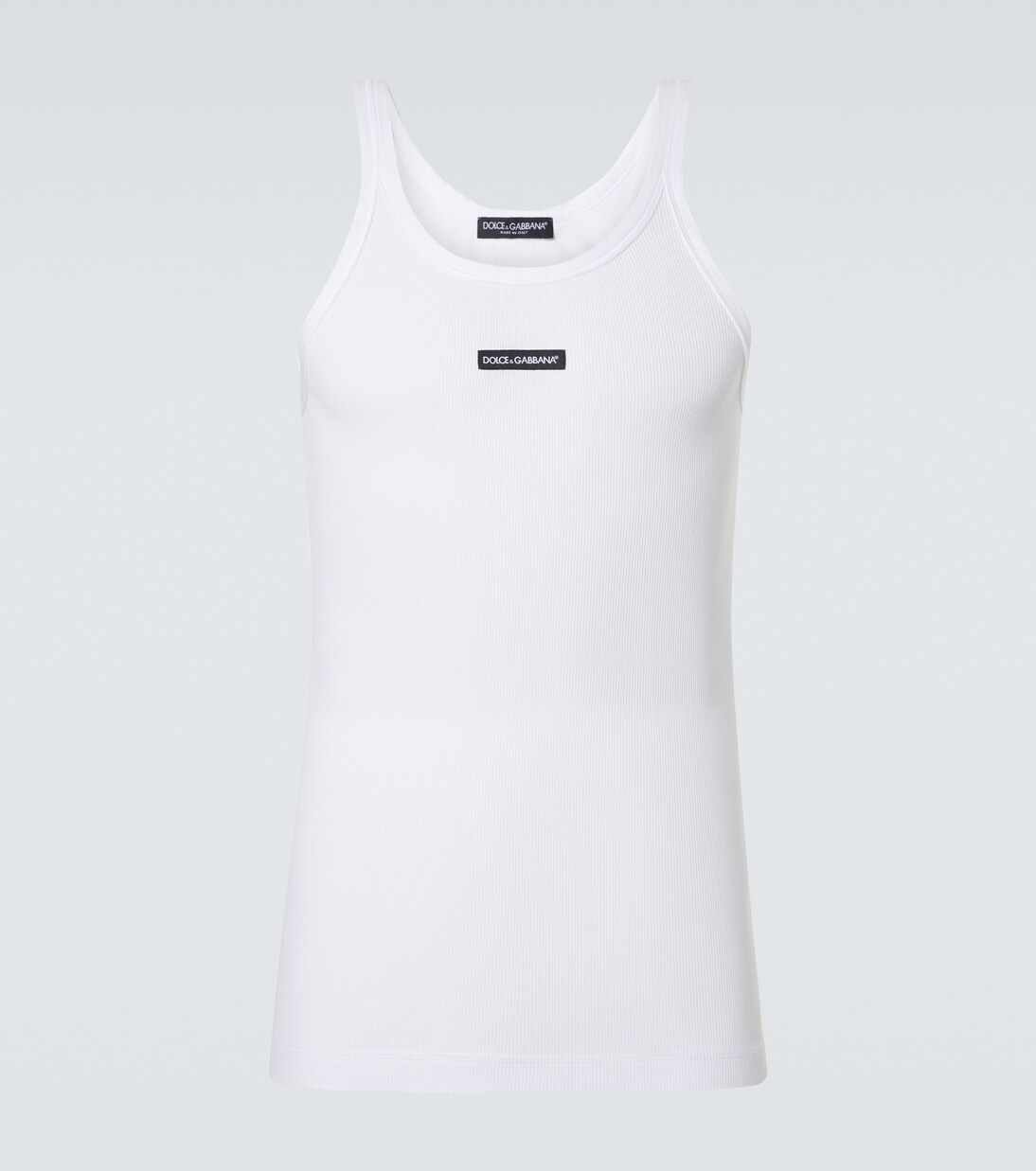 Ribbed-knit cotton tank top | Dolce&Gabbana