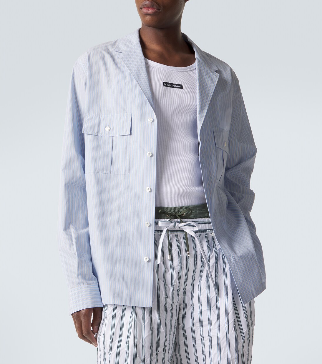 Ribbed-knit cotton tank top | Dolce&Gabbana