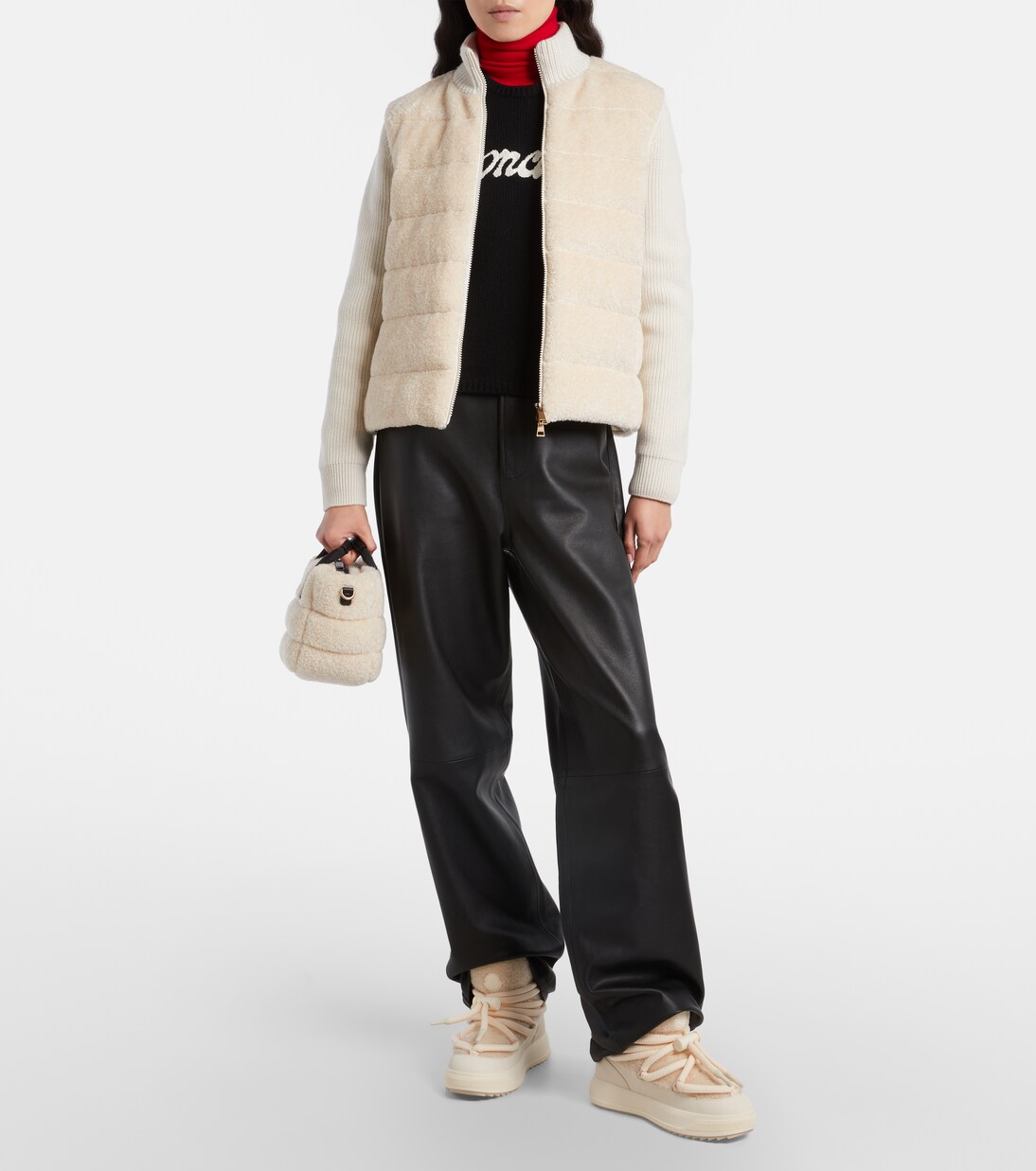 Moncler Altive teddy snow boots | Moncler