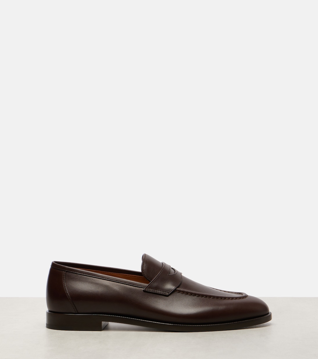 Sergio leather penny loafers | Loro Piana