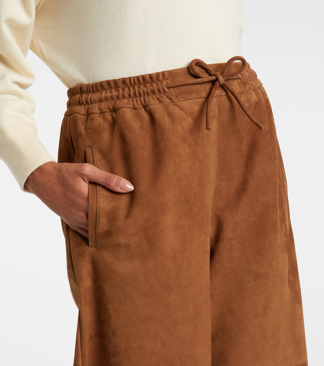 Suede culottes | Yves Salomon