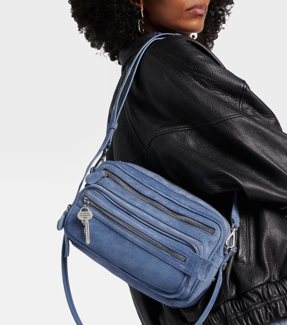 Camero Party suede shoulder bag | Acne Studios