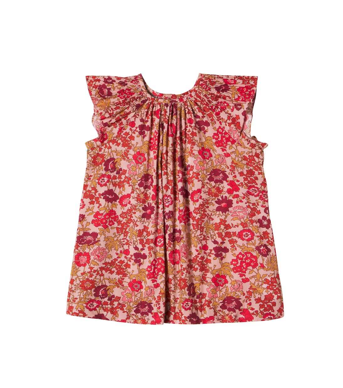 Robe Baby Carmela en coton à fleurs | Bonpoint