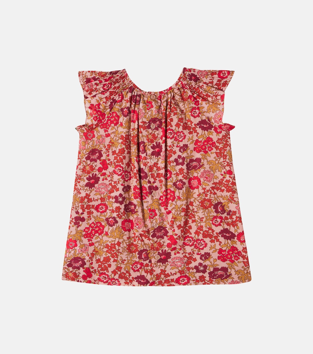 Robe Baby Carmela en coton à fleurs | Bonpoint