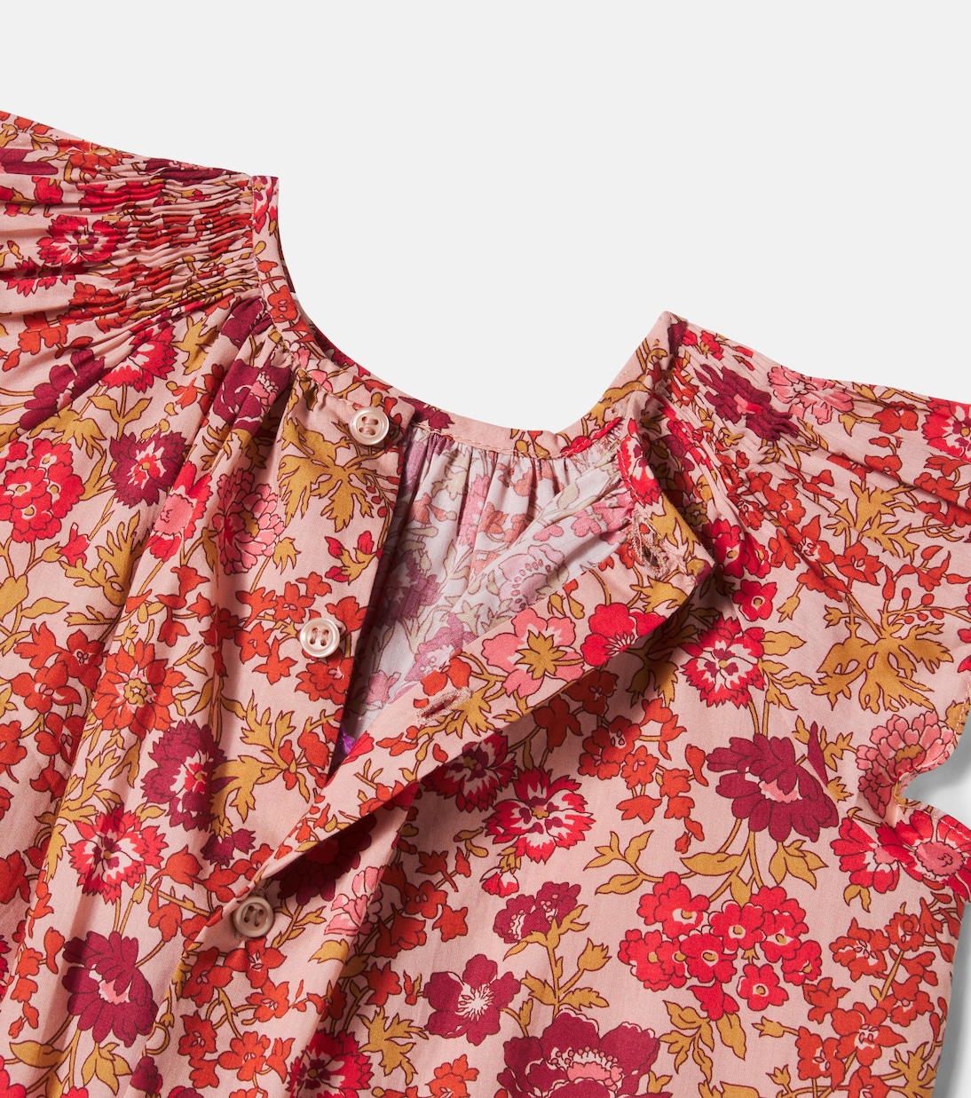 Robe Baby Carmela en coton à fleurs | Bonpoint