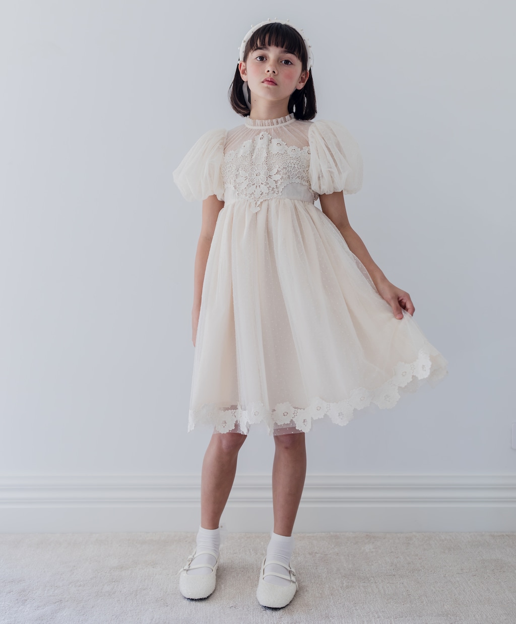 Kleid aus Tüll mit Spitze | Petite Amalie  