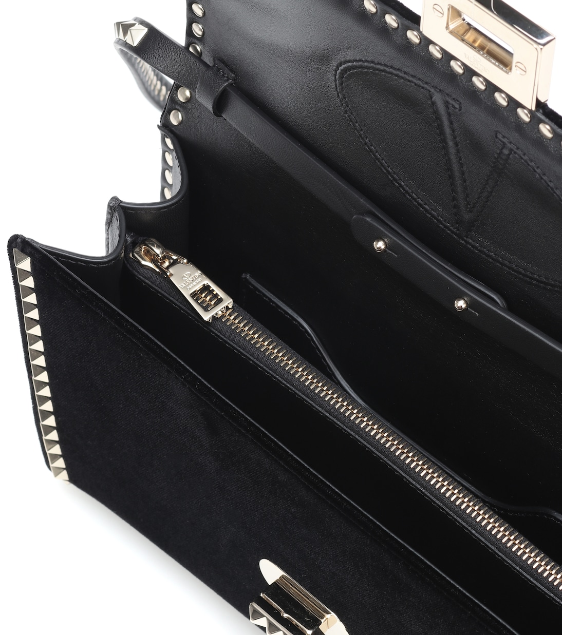 Valentino Garavani No Limits velvet clutch | Valentino Garavani