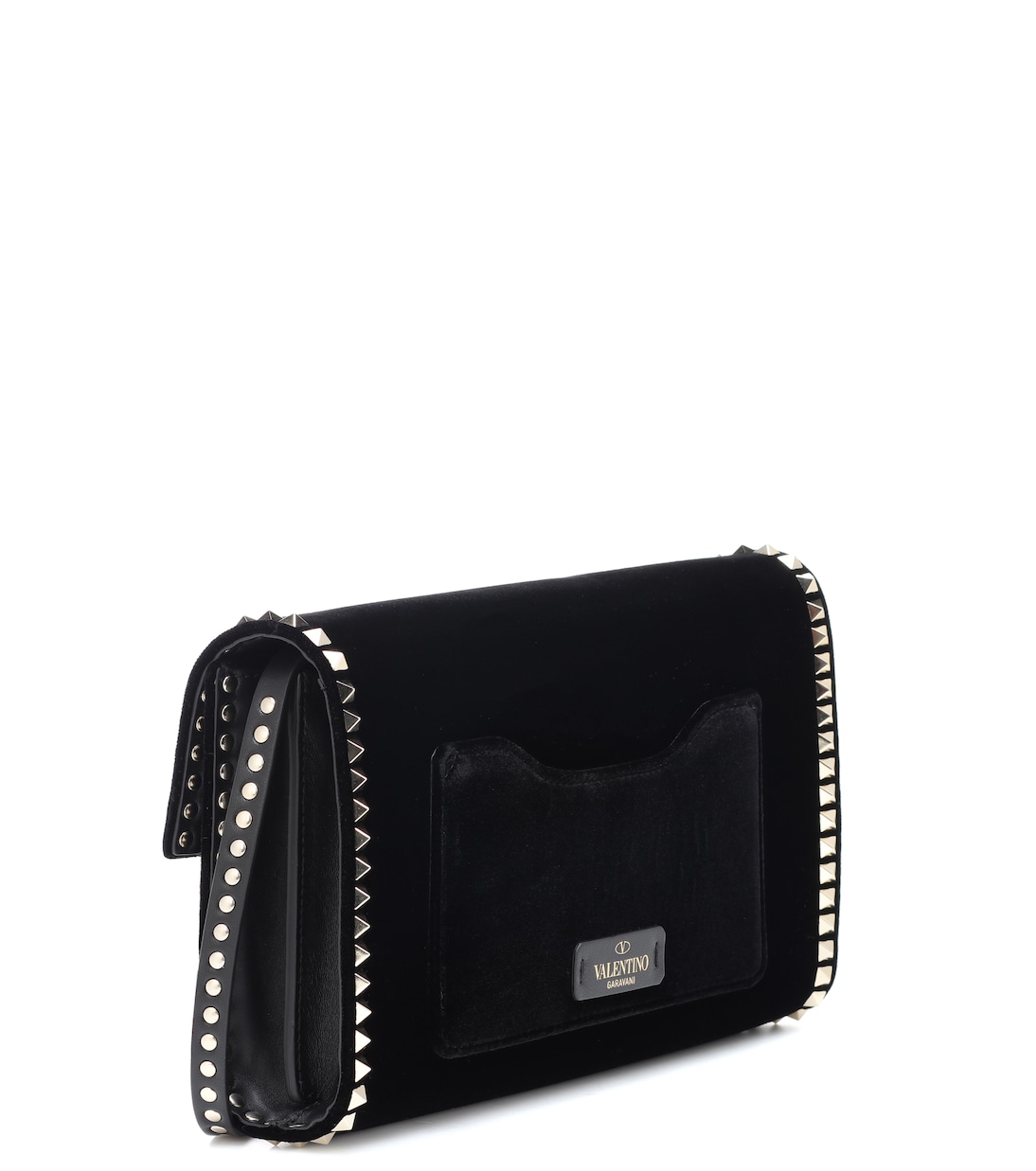 Valentino Garavani No Limits velvet clutch | Valentino Garavani